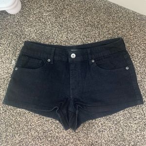 Forever 21 black jean shorts